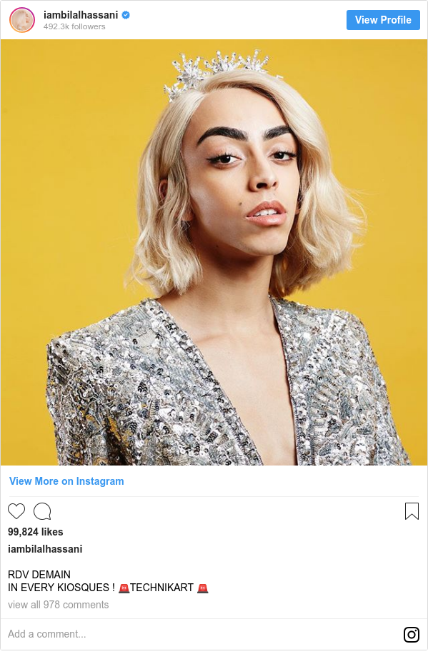 Instagram post by iambilalhassani: RDV DEMAIN 
IN EVERY KIOSQUES ! 🚨TECHNIKART 🚨