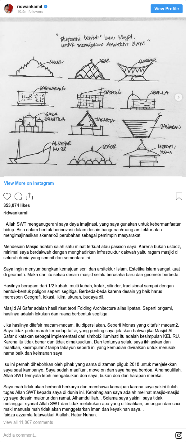 Masjid Al Safar di Bandung Tuduhan simbol Illuminati dan 