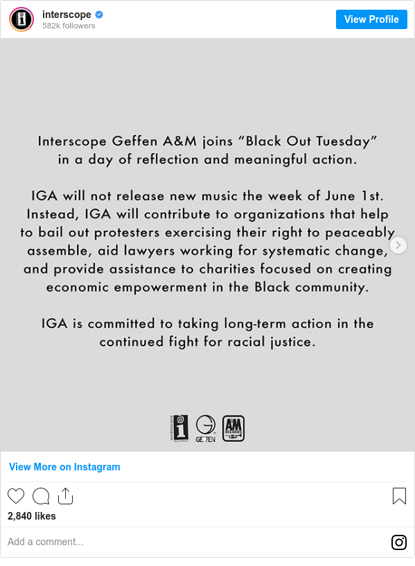 Instagram post by interscope: 