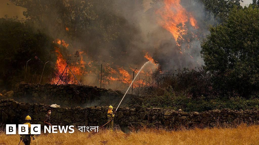 ফ্রান্স ও স্পেনে ভয়াবহ দাবানল, ২ লাখের বেশি মানুষ সরানো
