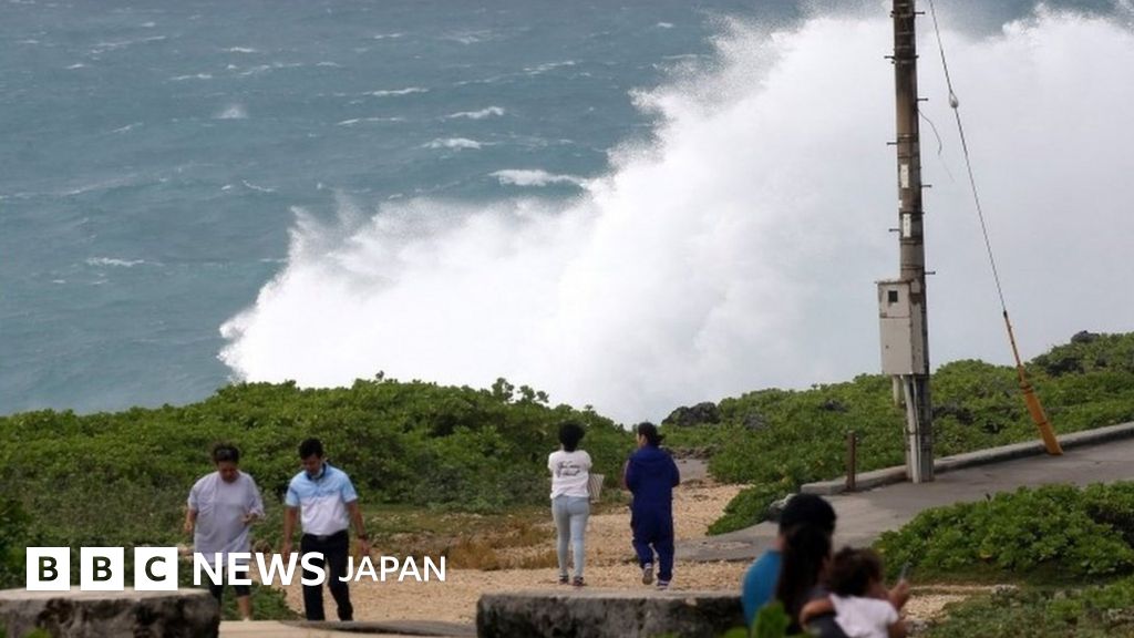 台風10号、九州や中国地方が暴風域に 40万戸以上で停電など被害 - BBCニュース