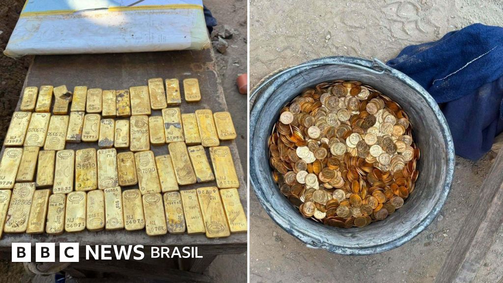 Os pedreiros que encontraram tesouro de R$ 54 milhões em moedas e barras de ouro em parede de casa na Bélgica