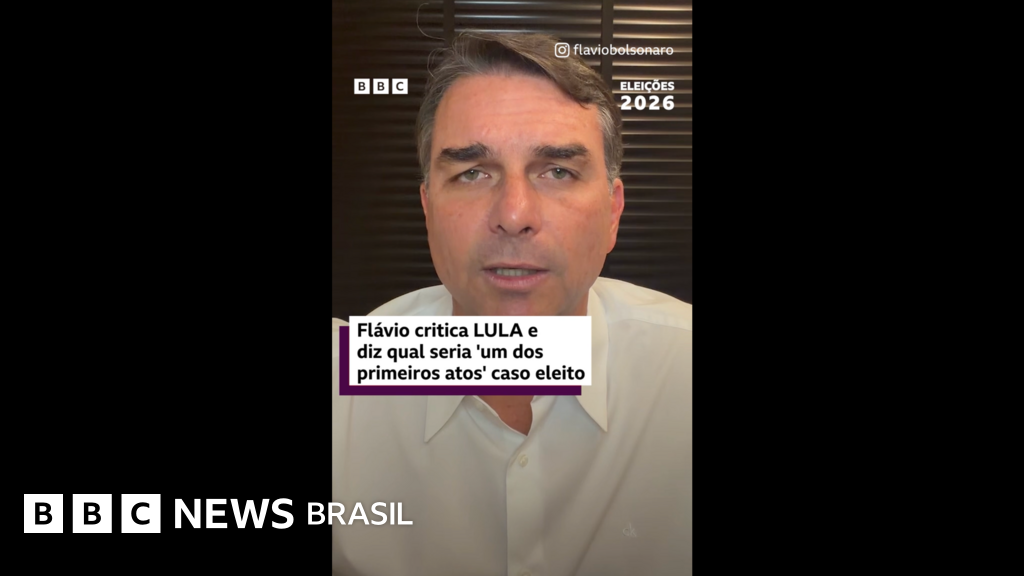 Flávio Bolsonaro critica Lula e diz qual seria um de seus 'primeiros atos' caso vença as eleiçòes