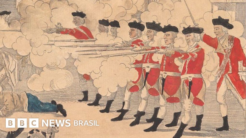 A sangrenta imagem de 1770 que alimentou a Independência dos EUA