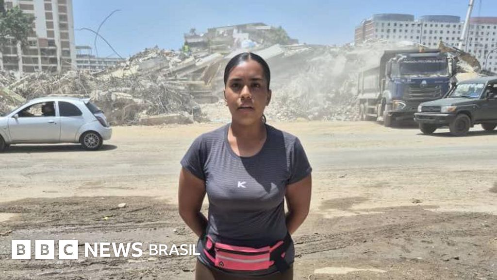 A jovem que se recusa a abandonar os escombros onde estão os corpos de seus familiares após terremotos na Venezuela: 'Se sobrevivi, foi para encontrá-los'