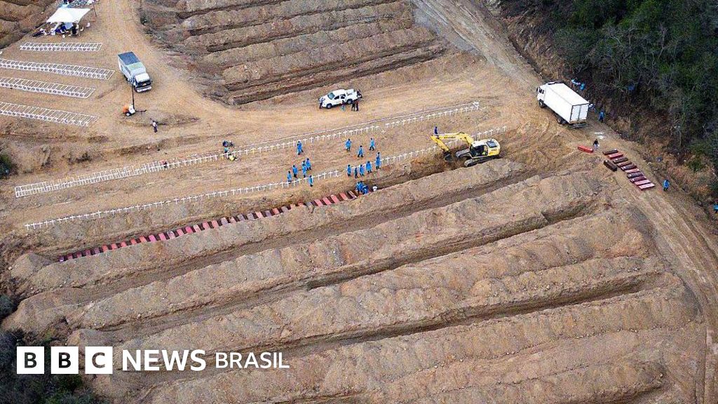 O cemitério de emergência onde a Venezuela enterra vítimas dos terremotos