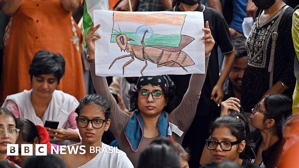 'Protesto das baratas': como manifestação liderada por jovens aumenta pressão sobre o governo Modi