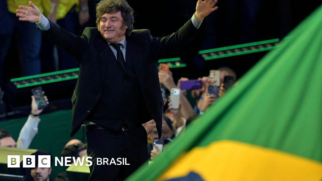 'Repulsa': a mensagem do governo brasileiro que convocou embaixador argentino após discurso de Milei em lançamento da candidatura de Flávio Bolsonaro