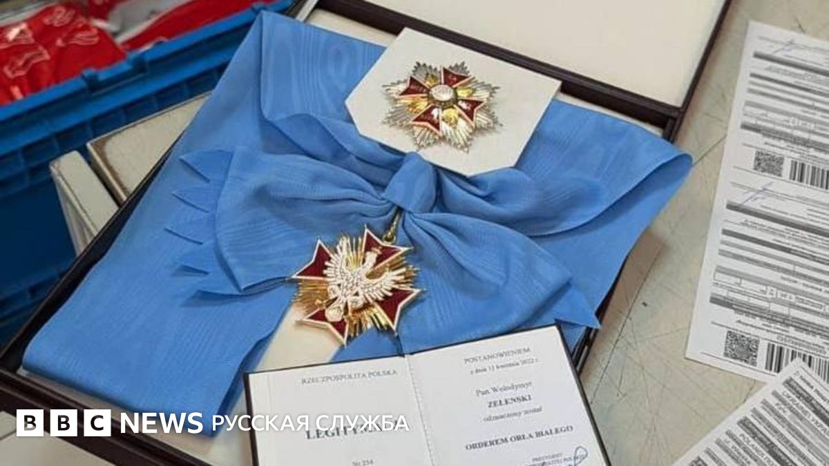 Зеленский отправил в Польшу орден Белого Орла, которого его лишил президент Навроцкий