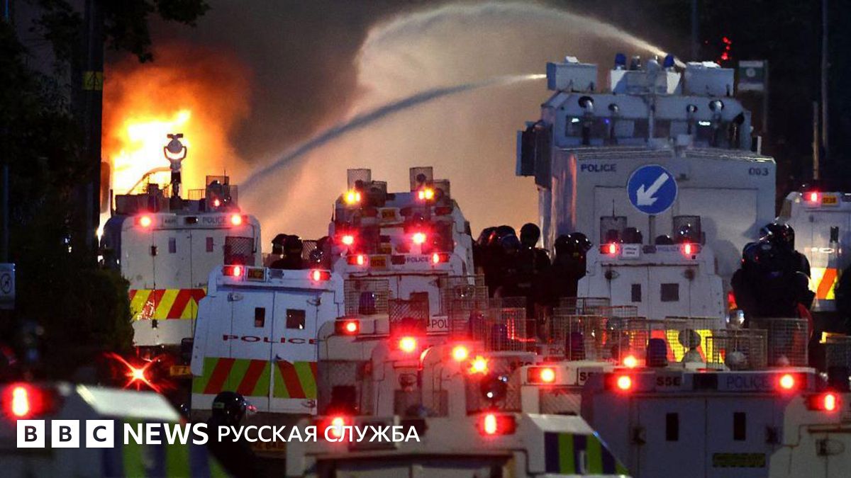 Во вторую ночь беспорядков в Северной Ирландии пос