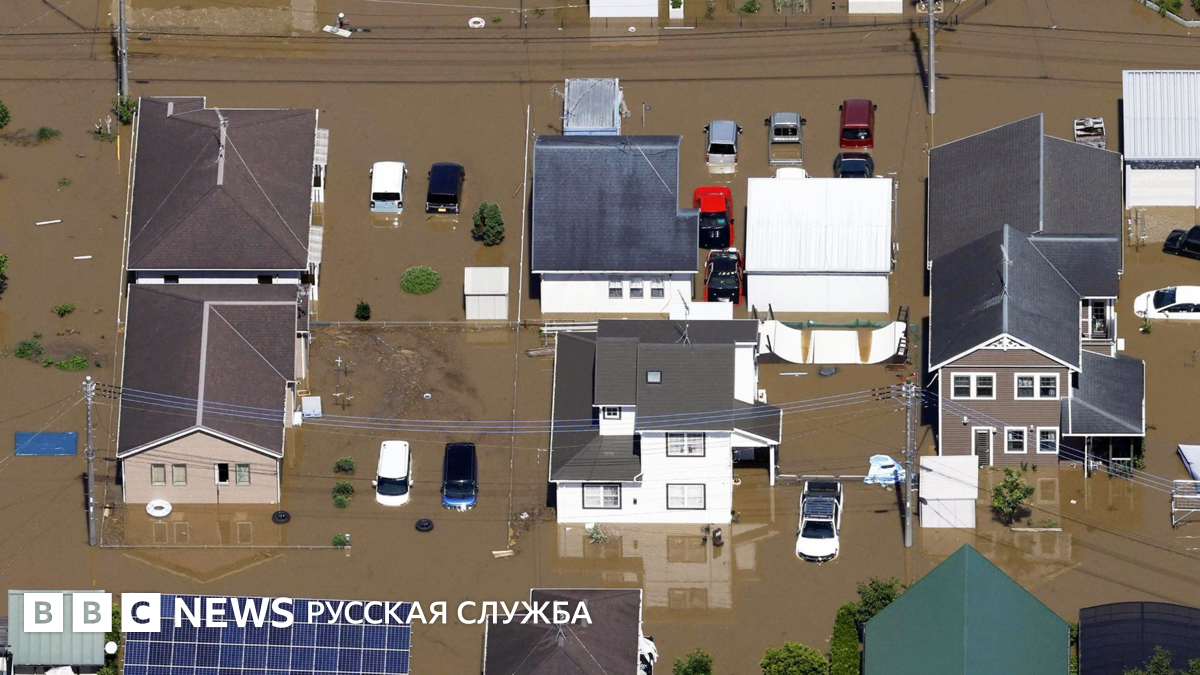 Наводнения из-за рекордных ливней на востоке Японии: погибли восемь человек, 20 тыс. семей без электричества