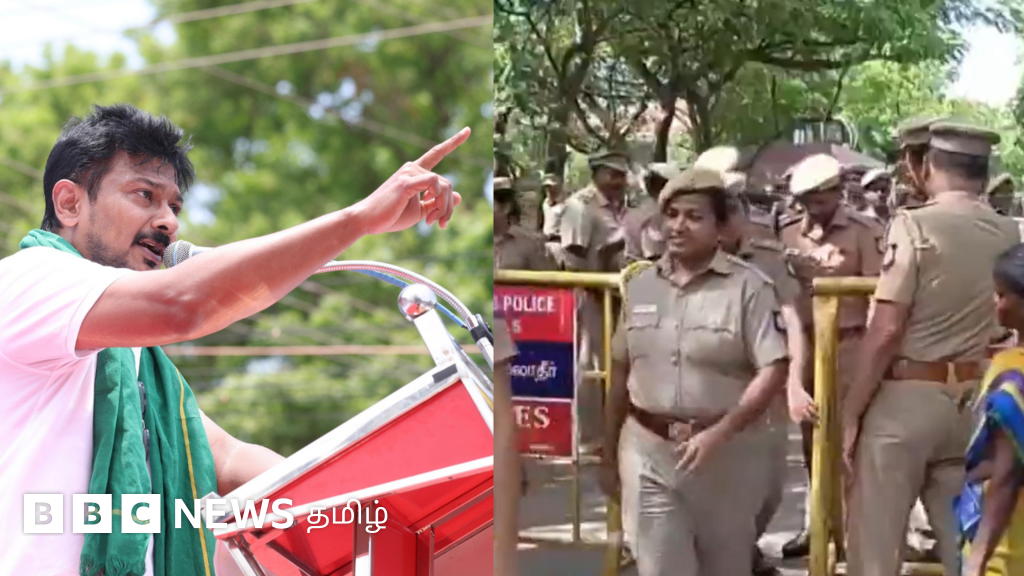 உதயநிதி வீட்டிற்கு காவல்துறையினர் வருகை: திமுக தொண்டர்கள் திரள்வதால் பதற்றம்