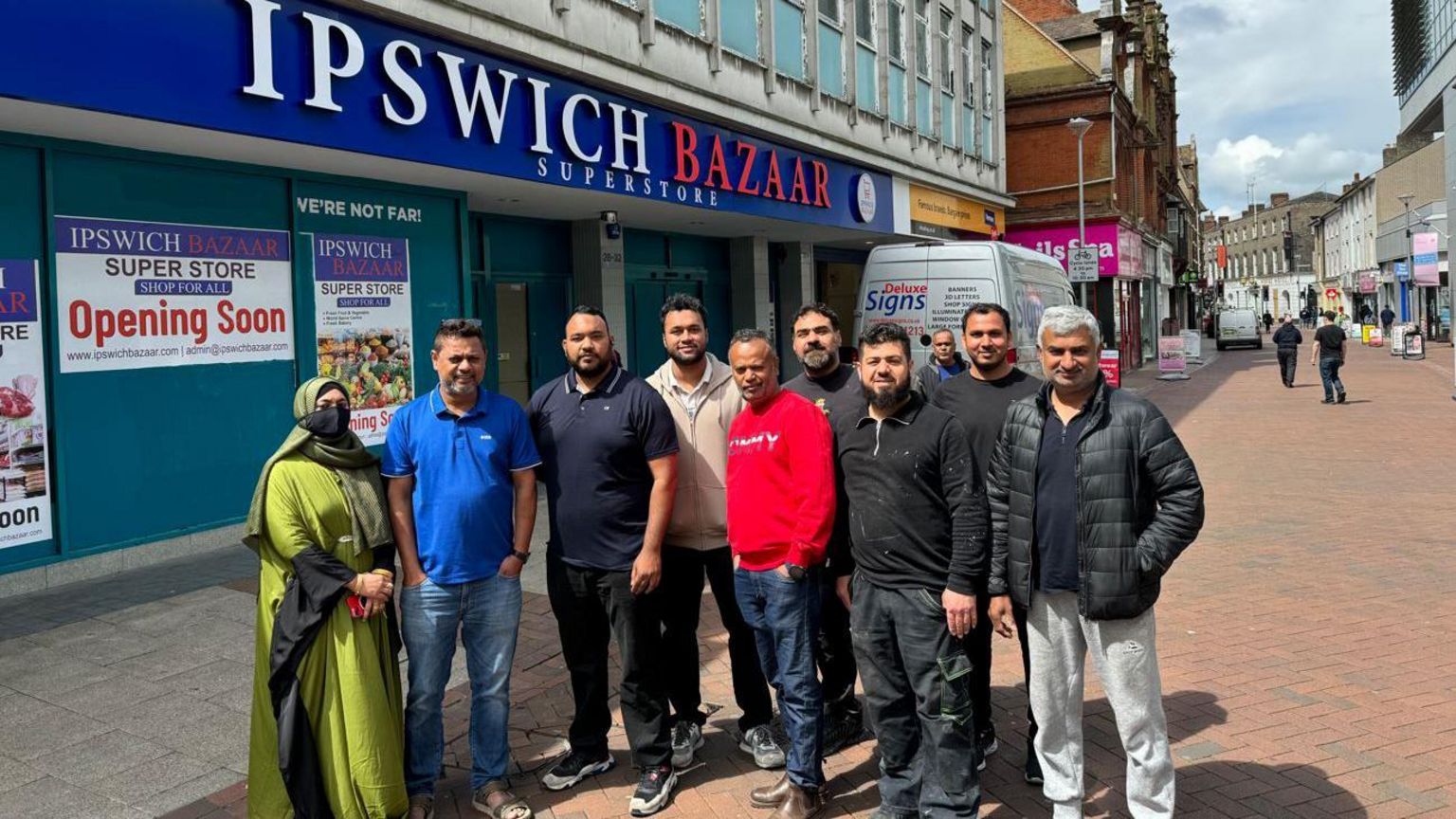 Ipswich Bazaar owners and workers