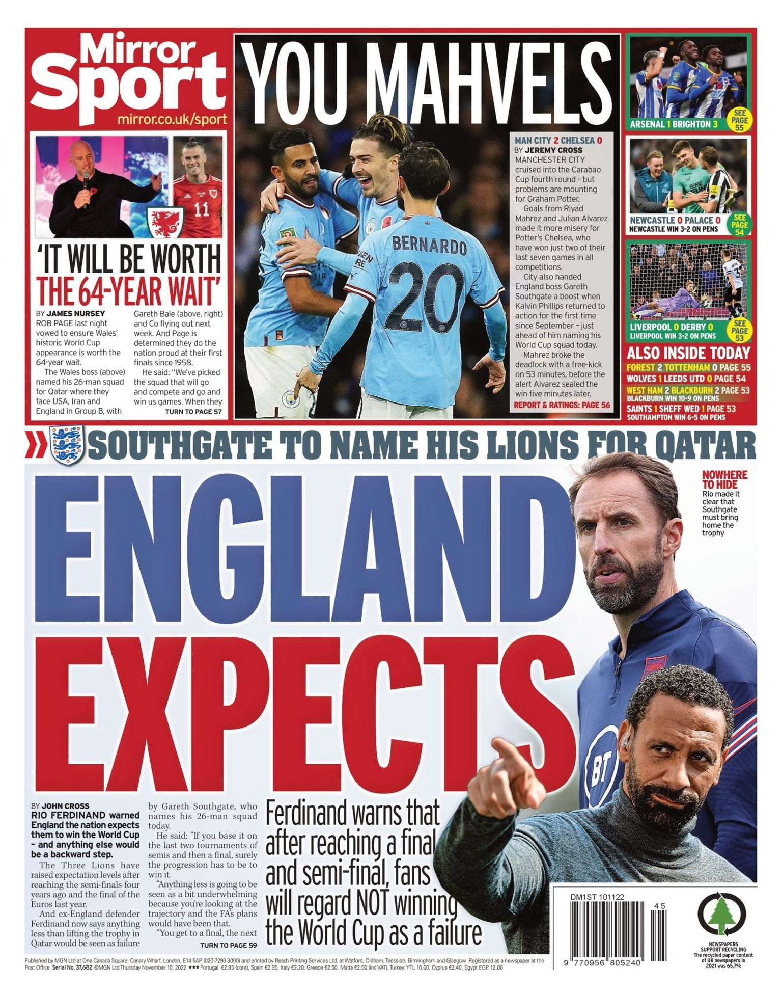 Thursday's back pages BBC Sport