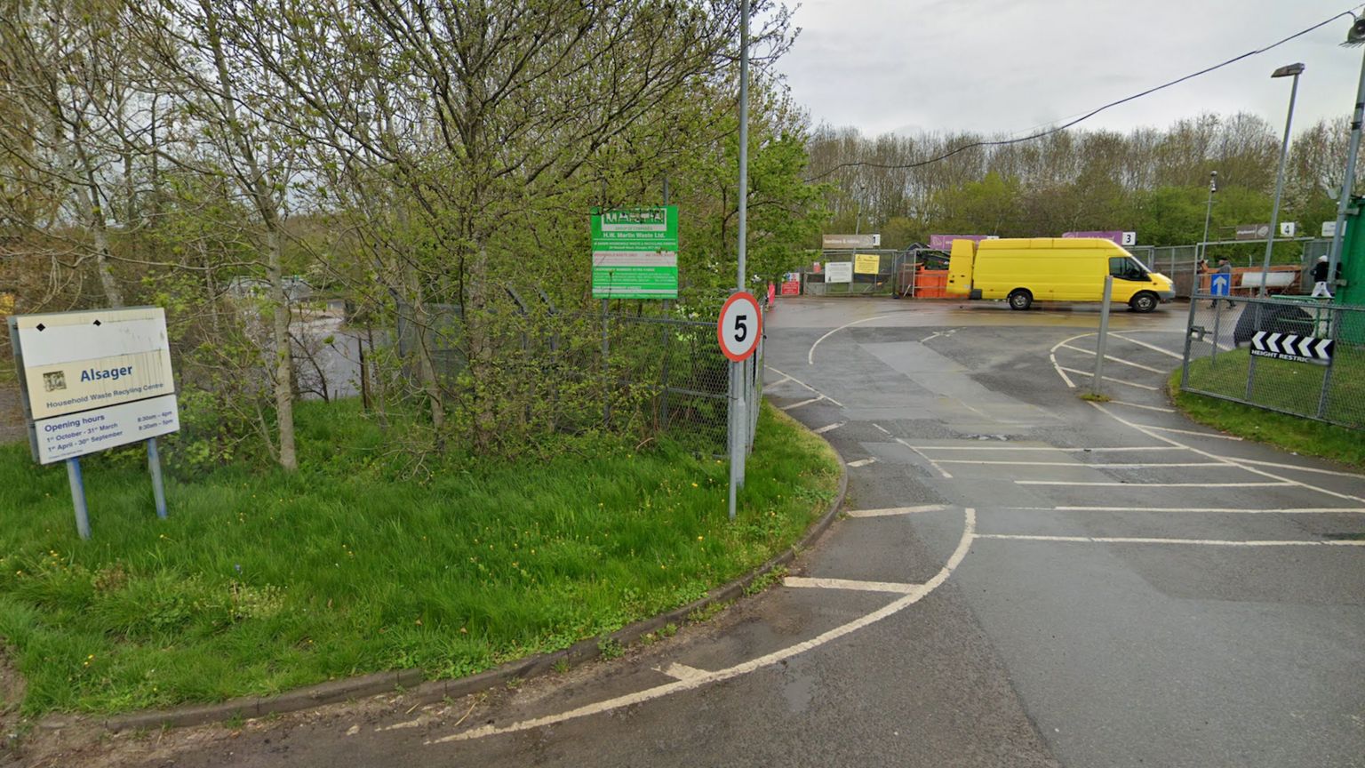 Alsager household waste recycling centre