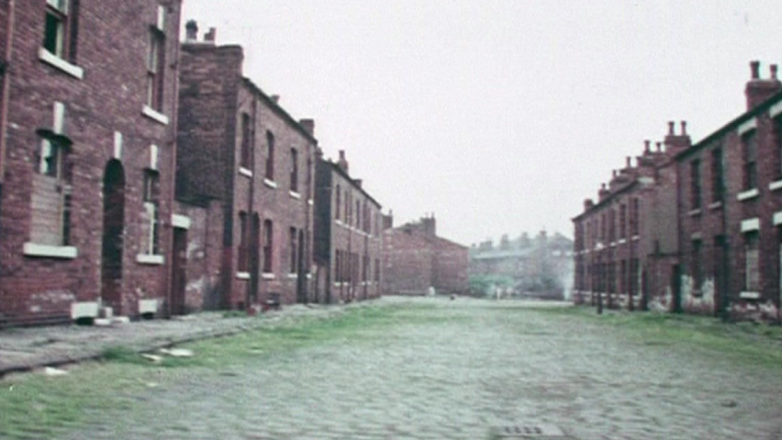 A back to back street in 1968