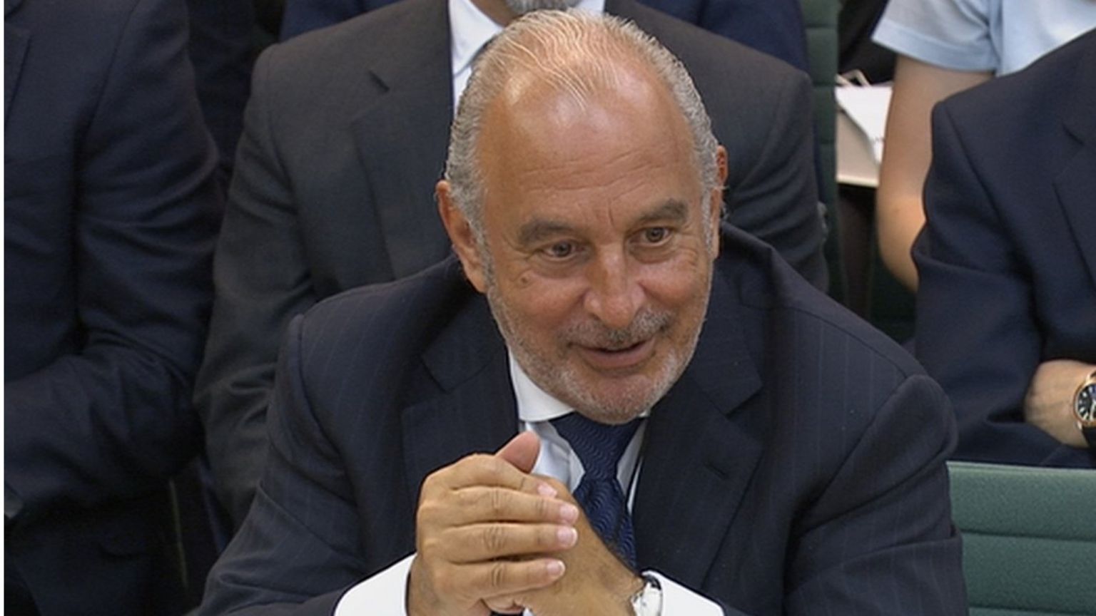 Sir Philip Green gives evidence to the Business, Innovation and Skills Committee and Work and Pensions Committee at Portcullis House, London, on the collapse of BHS. Picture date: Wednesday June 15, 2016