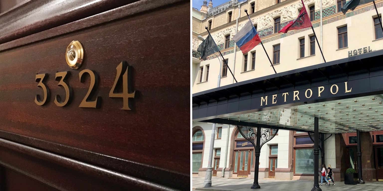 Room 3324 at Moscow's Metropol Hotel