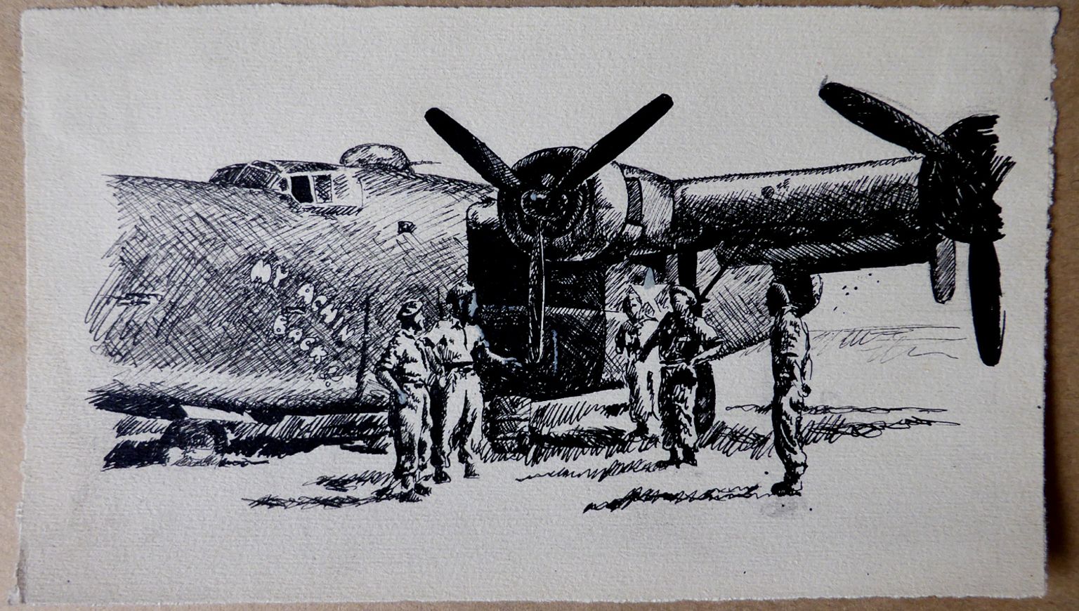 Air crew in Italy, 1944
