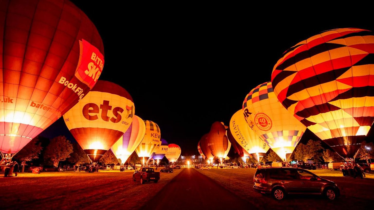 A night glow at Longleat Safari Park