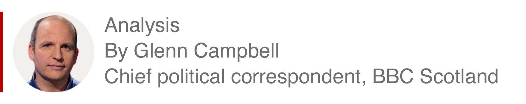 Analysis box by Glenn Campbell, Chief political correspondent, BBC Scotland