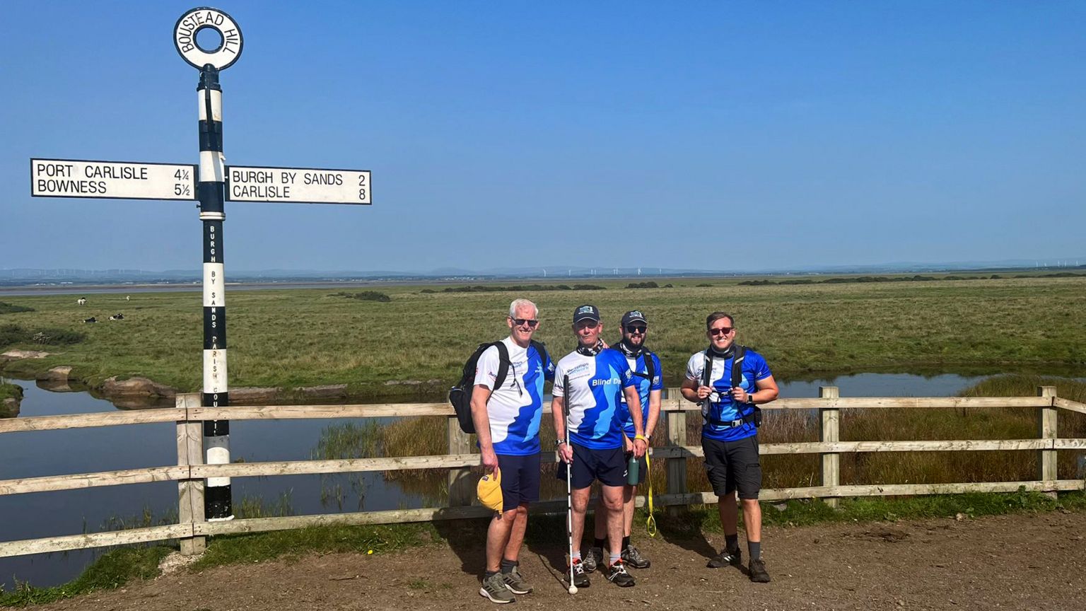 Blind Dave's Hadrian Wall challenge