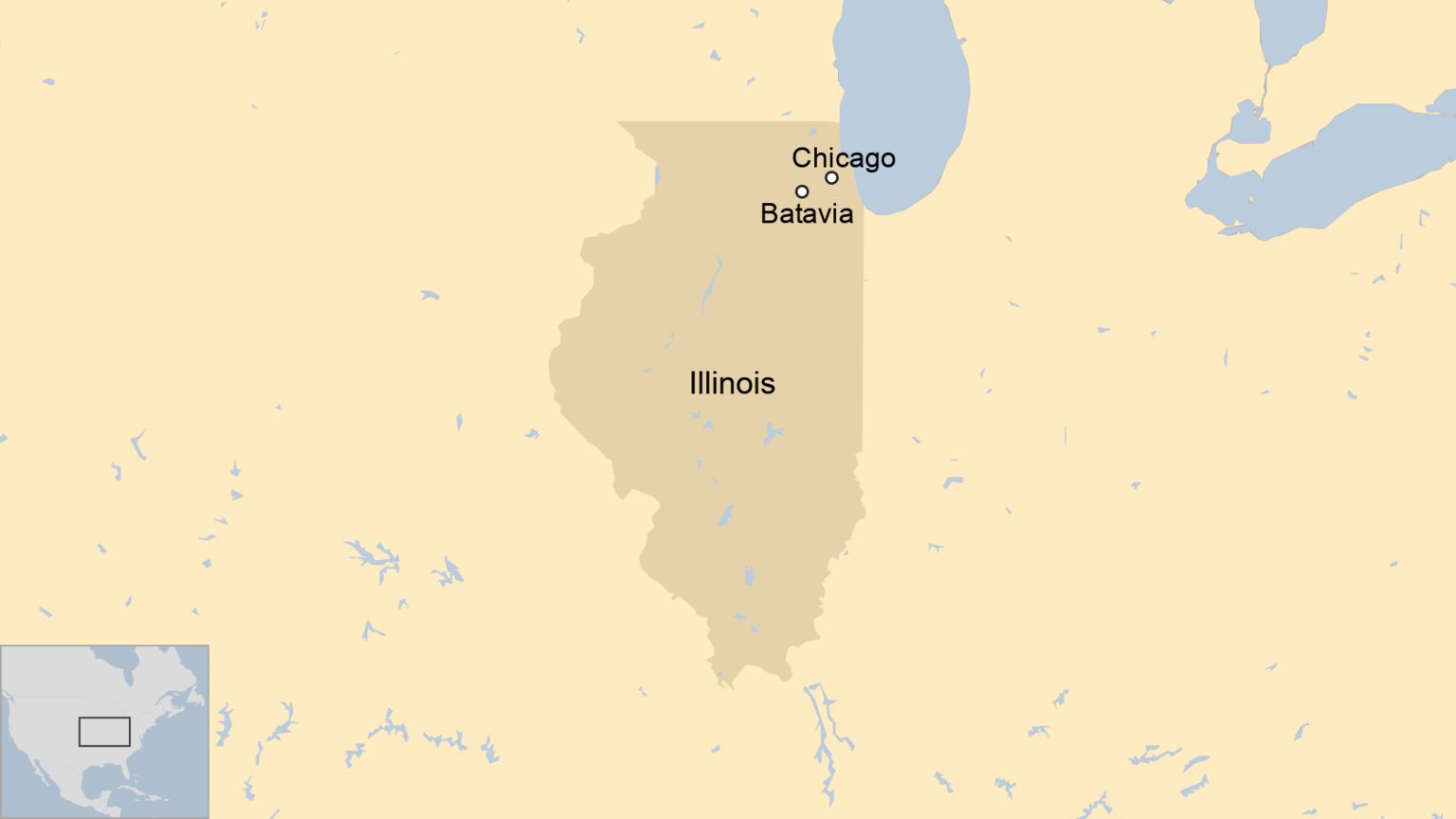 Map of Illinois