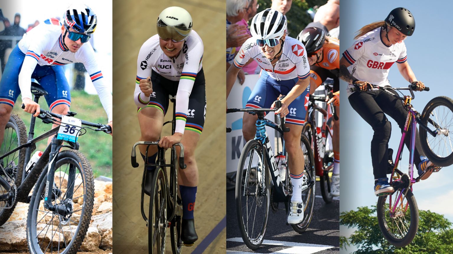 Tom Pidcock, Katie Archibald, Lizzie Deignan and Charlotte Worthington are all in Great Britain's team