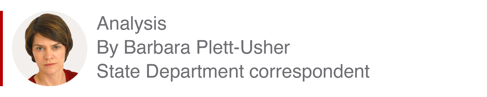 Analysis box by Barbara Plett-Usher, State Department correspondent