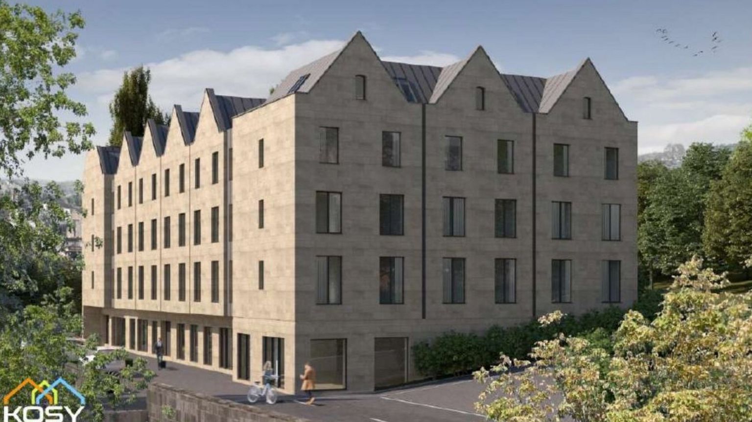 Artist's impression of the proposed new development