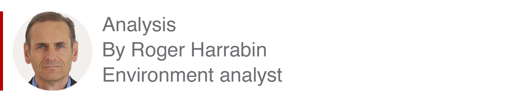 Analysis framework by Roger Harrabin, Environmental Analyst