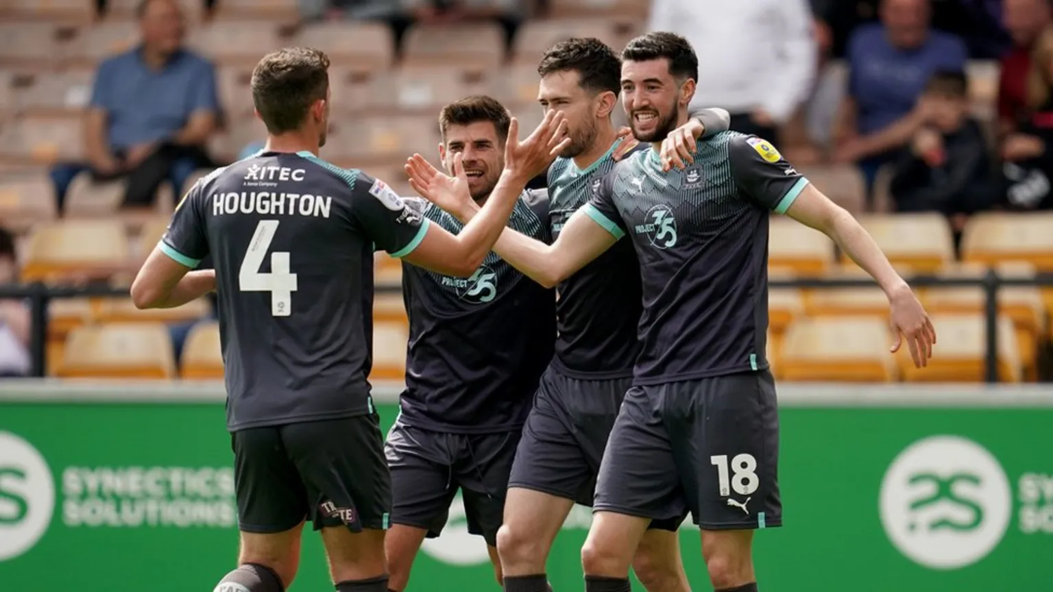 PA Media Finn Azaz celebrating his goal