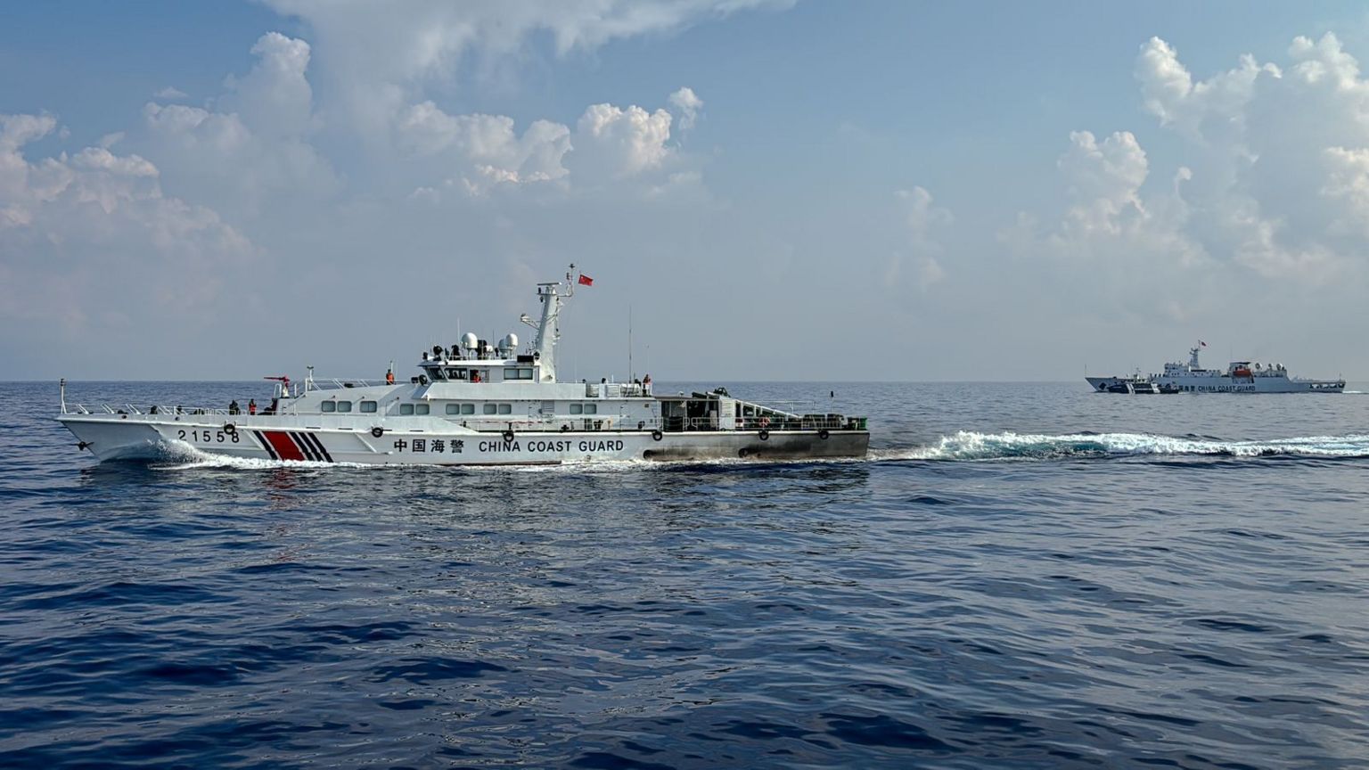 China coast guard vessels tail the BRP Bagacay