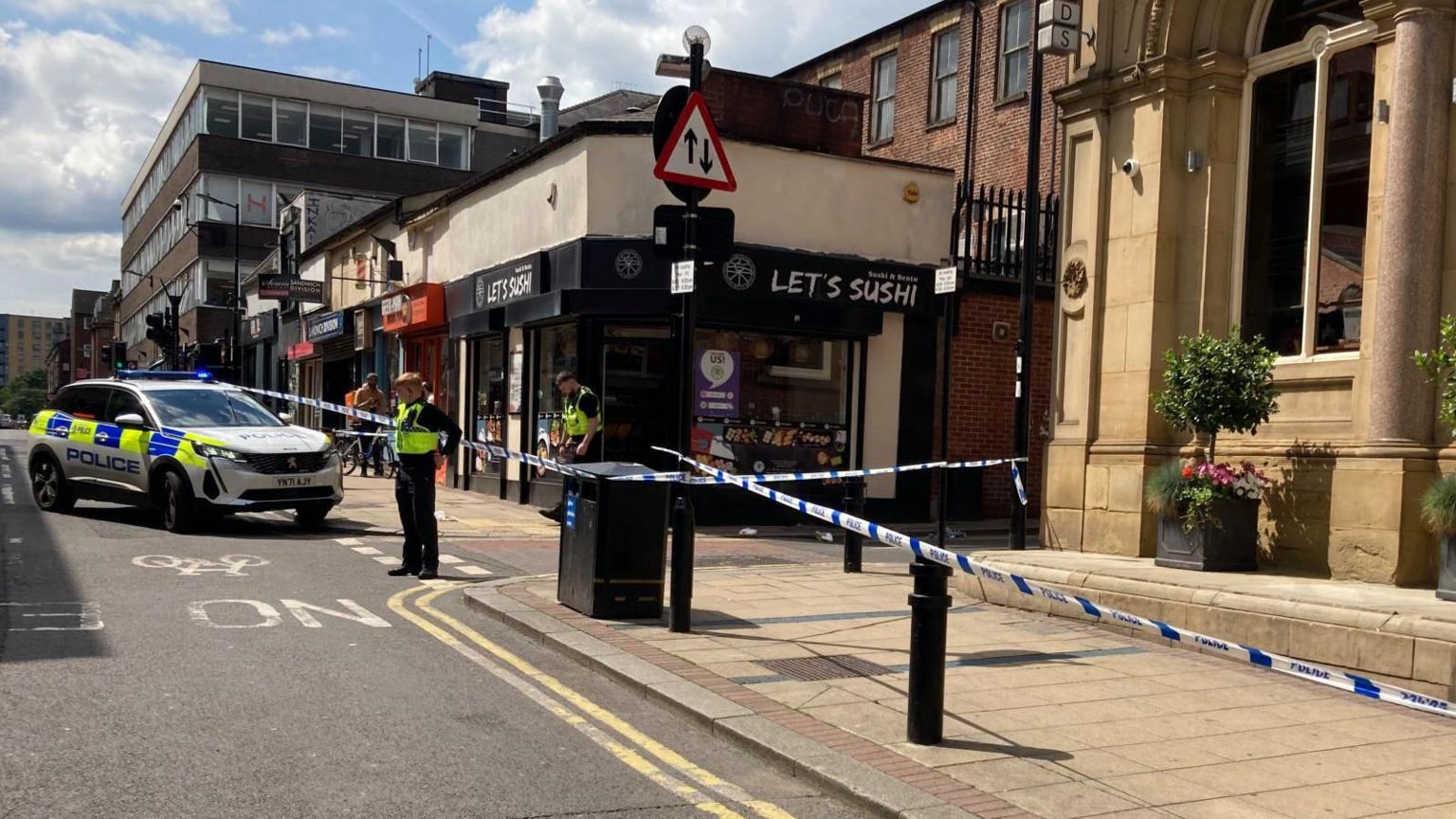 Man, 34, in hospital following Sheffield city centre incident - BBC News