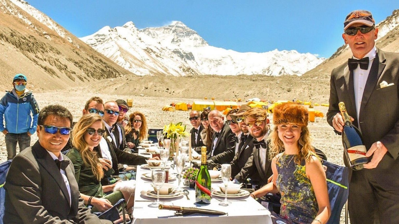 The World's Highest Dinner Party on Everest in 2018