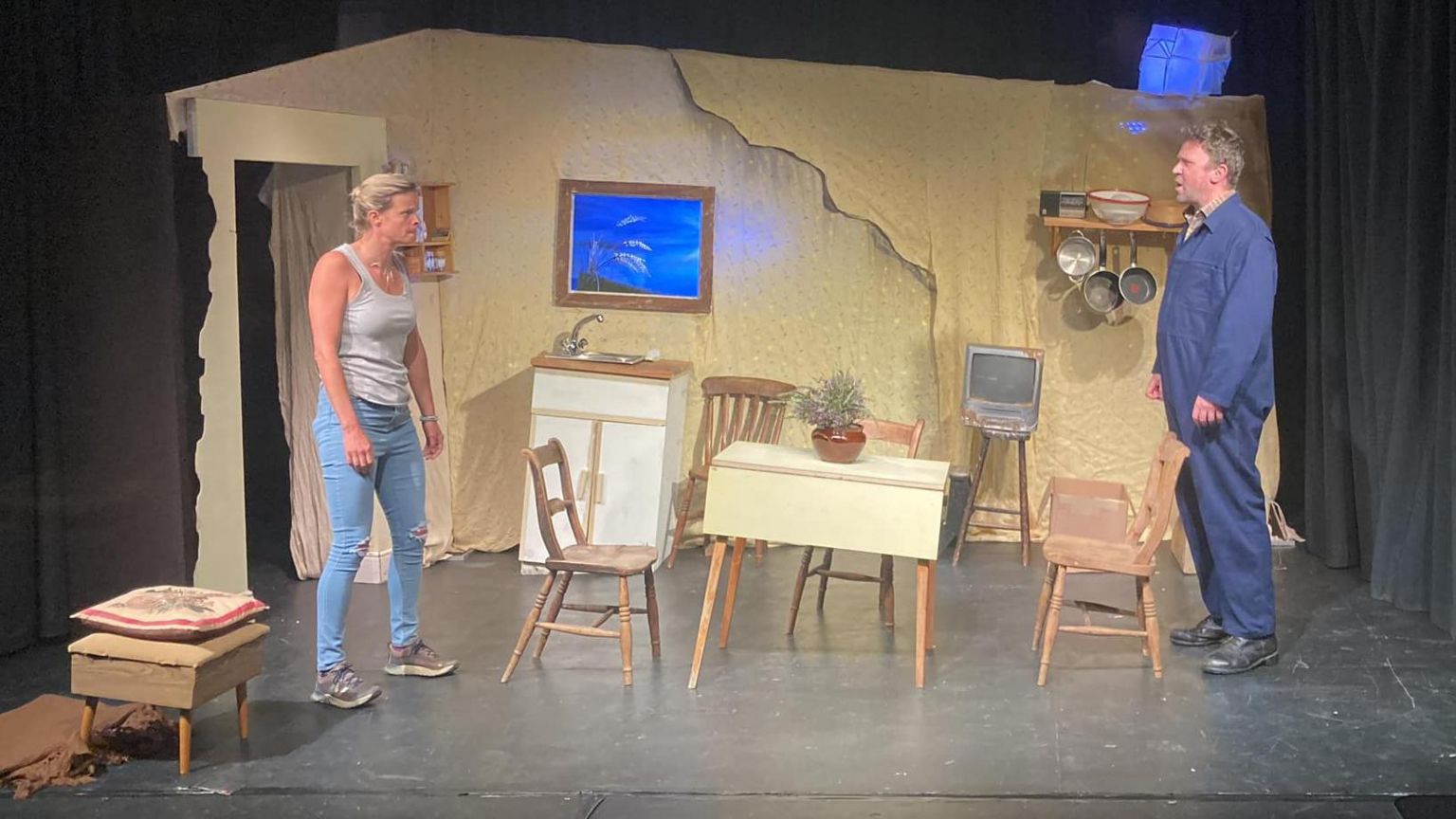 Stage rehearsals of Elephant