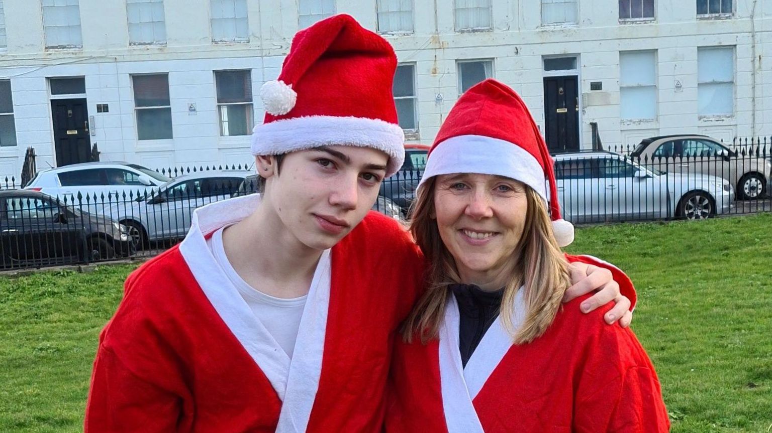 Stefan Kluibenschadl and his mum Emma Kluibenschadl (left)