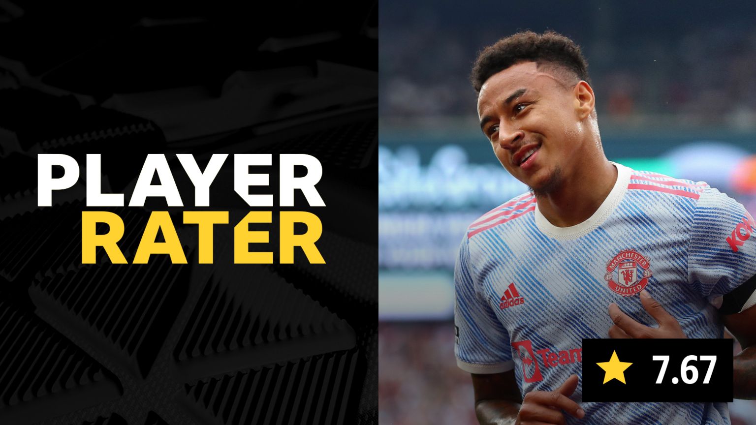 Jesse Lingard scored an average of 7.67 in our Player Rater