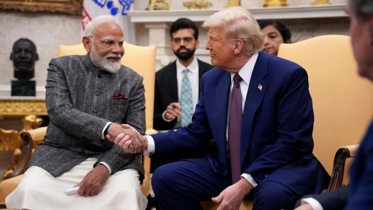 Trump earlier said India has committed to buying more than $500bn worth of American goods