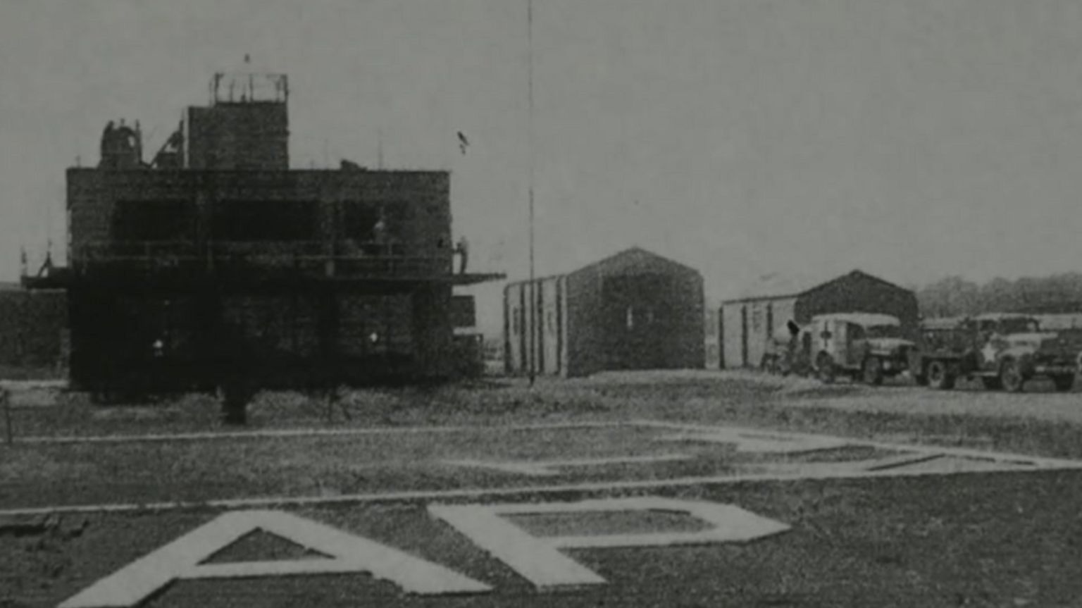 Atcham airfield during World War Two