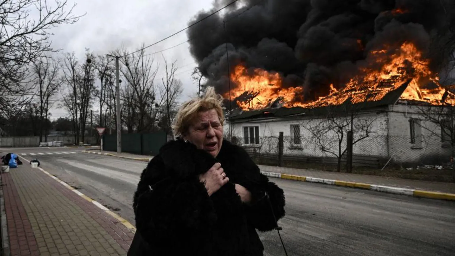 Ukraine hit by missile