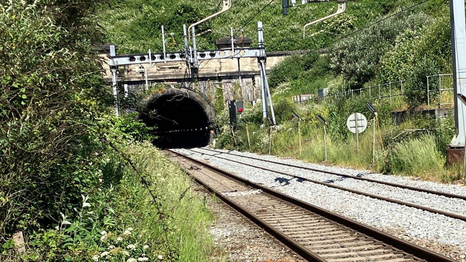 The English entrance to the Severn Tunnel