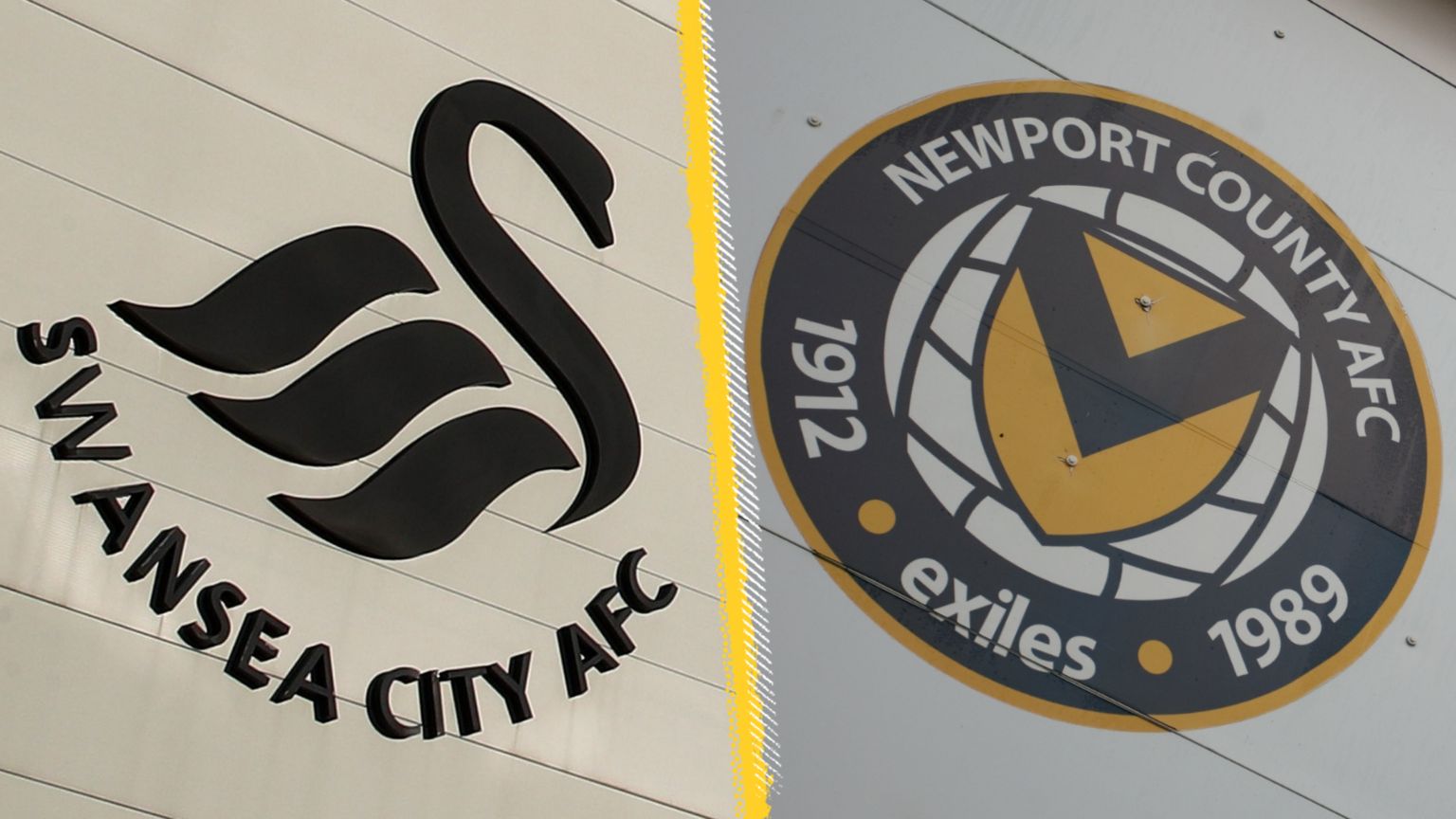 Swansea and Newport logos