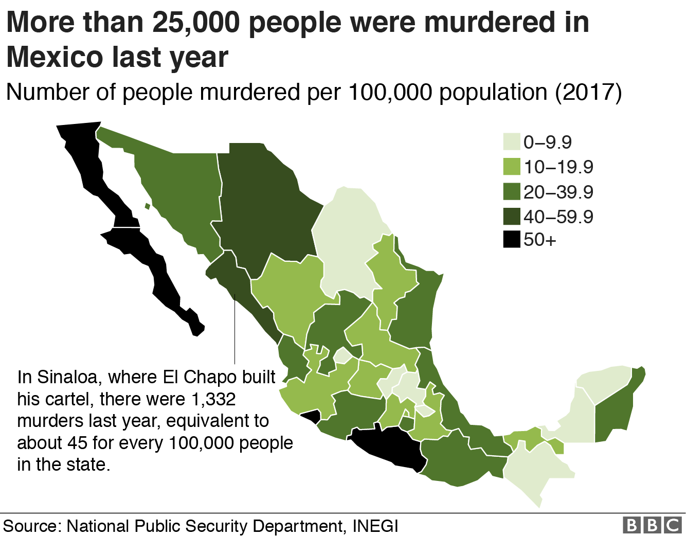 Map of murders