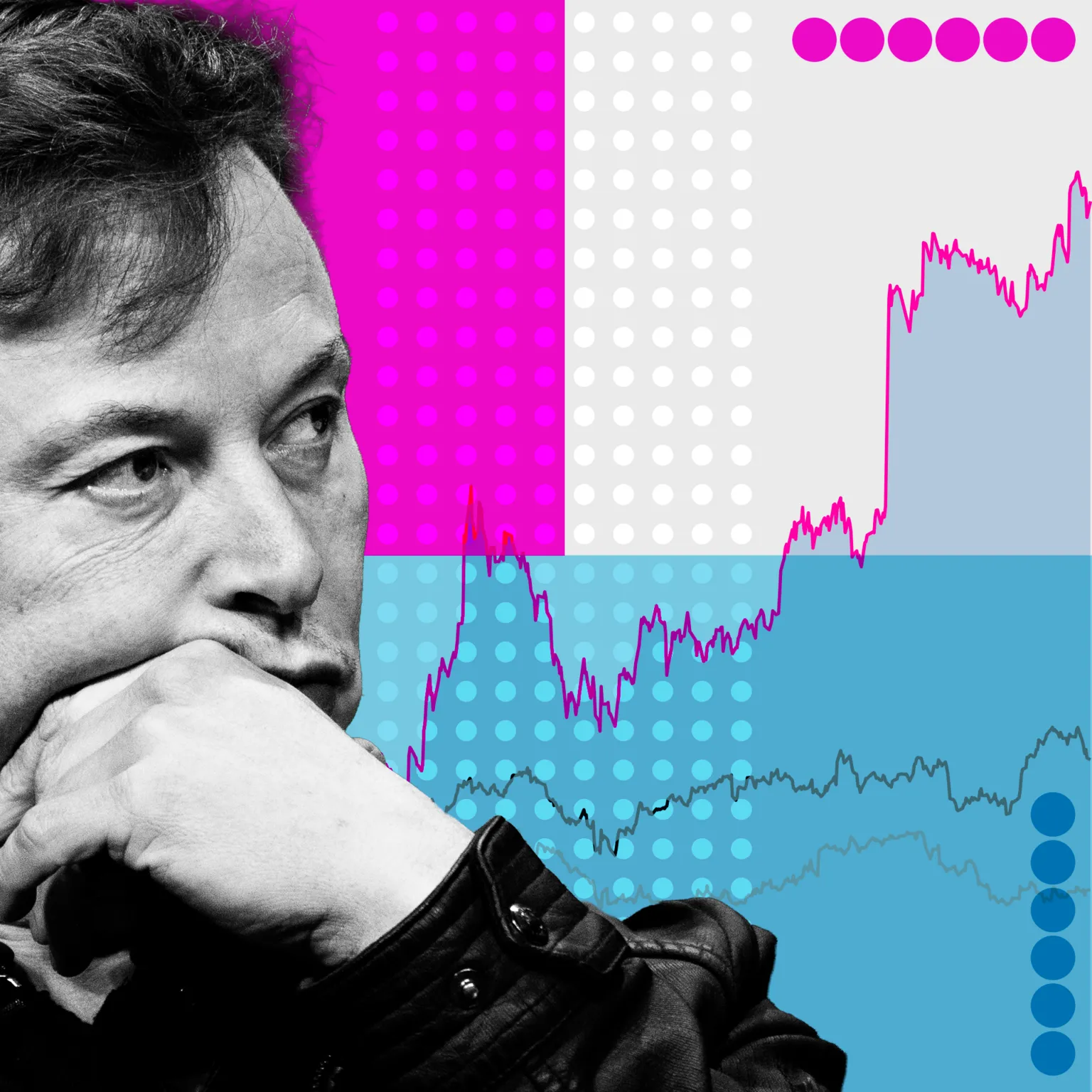 El ascenso meteórico de Elon Musk al estatus de trillonario, en gráficos.