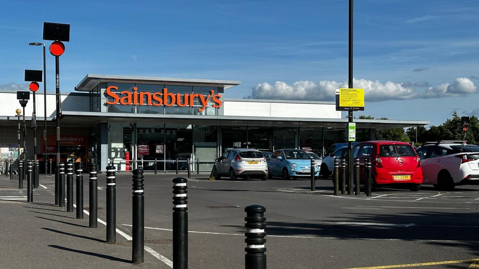Image of Sainsbury's along Frome Road in Bath, Somerset