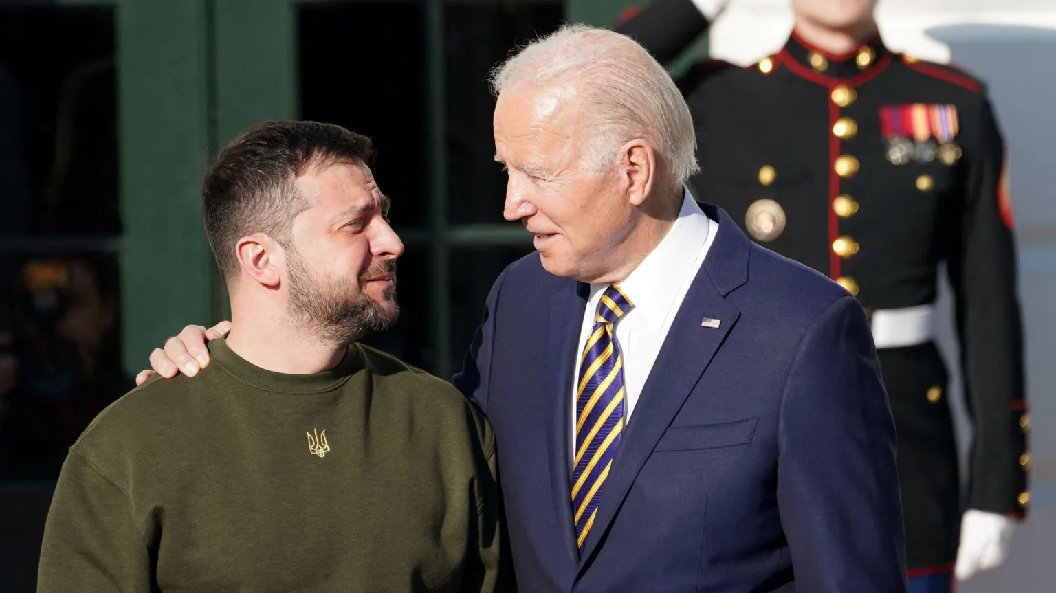 Zelensky and Biden