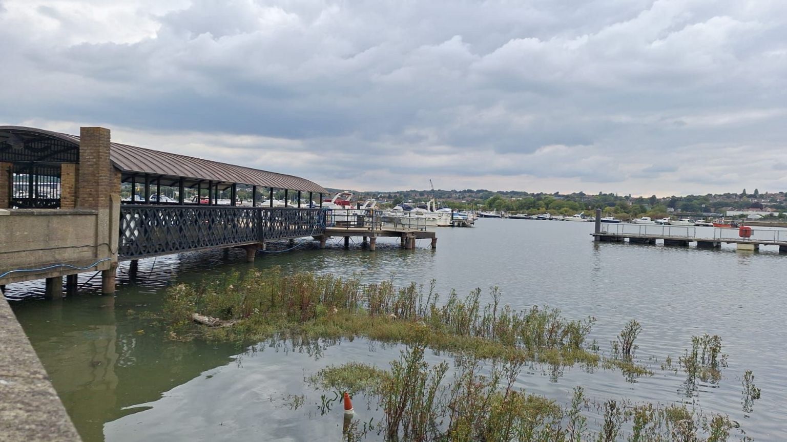 Covered section of Rochester Pier