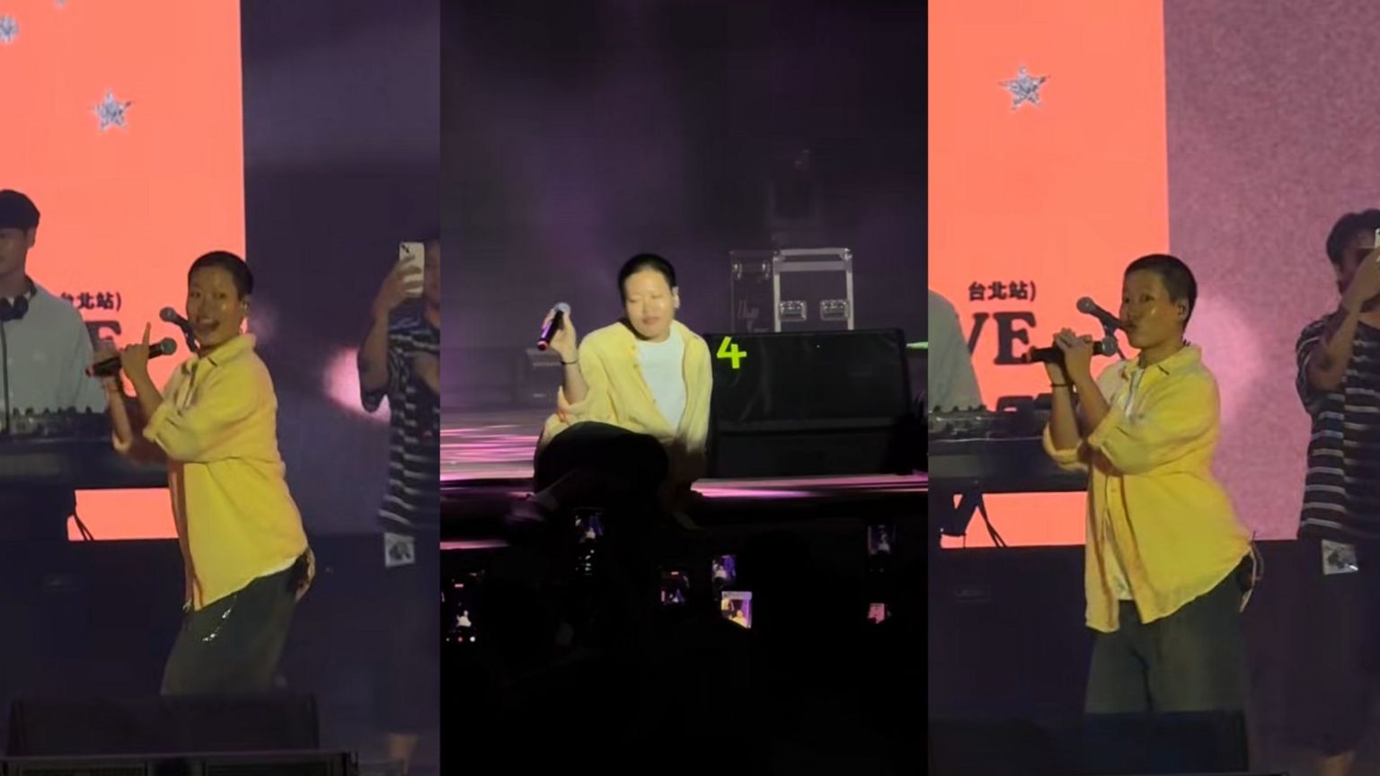 今年6月,陈土豆在台中春浪音乐祭上表演。