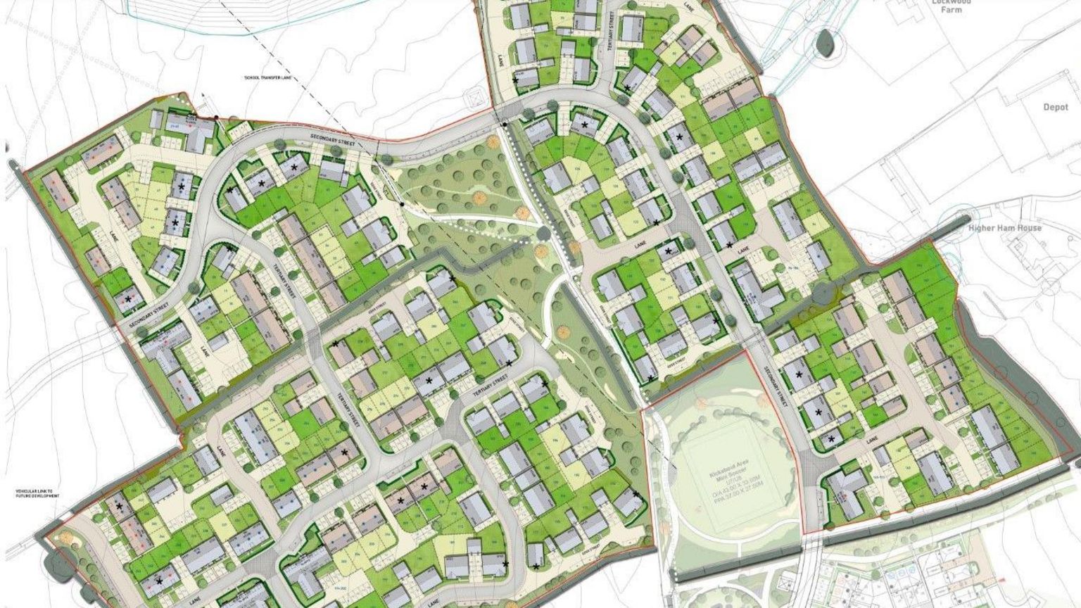 Plans for the Gillingham development
